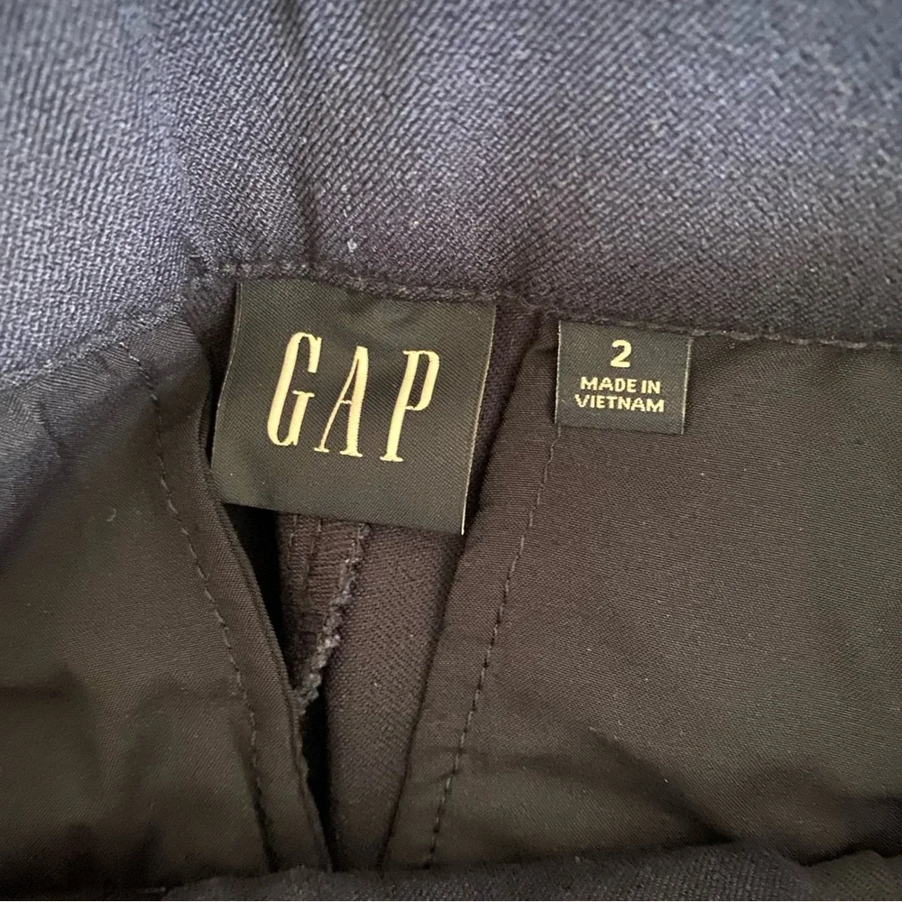 GAP High Rise Navy Bi-Stretch Flare Pants NWT Size 2 Small - Picture 9 of 10